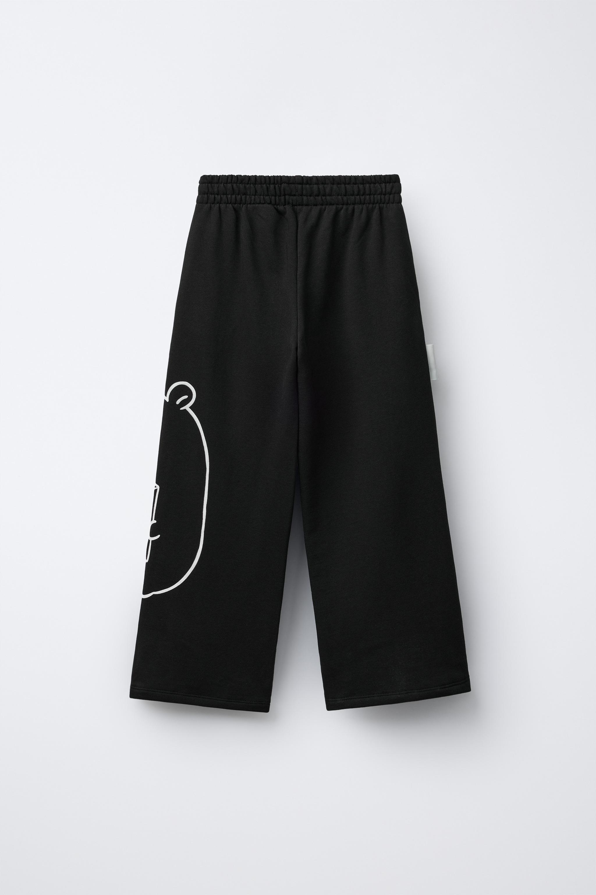 PANTALON EN MOLLETON À JAMBES LARGES CAPIBARA CAPYFUN ©